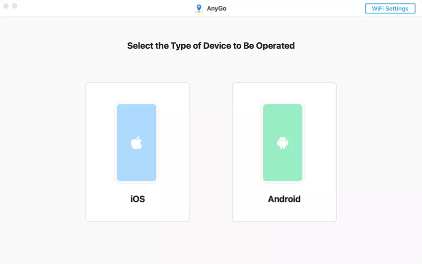 Sélectionnez l'appareil