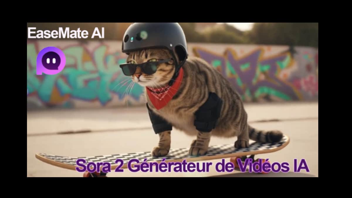 EaseMate AI : avec Sora 2, générez des vidéos IA