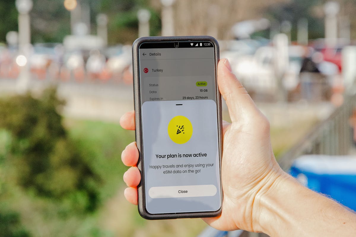 Validation d'un profil eSIM sur smartphone