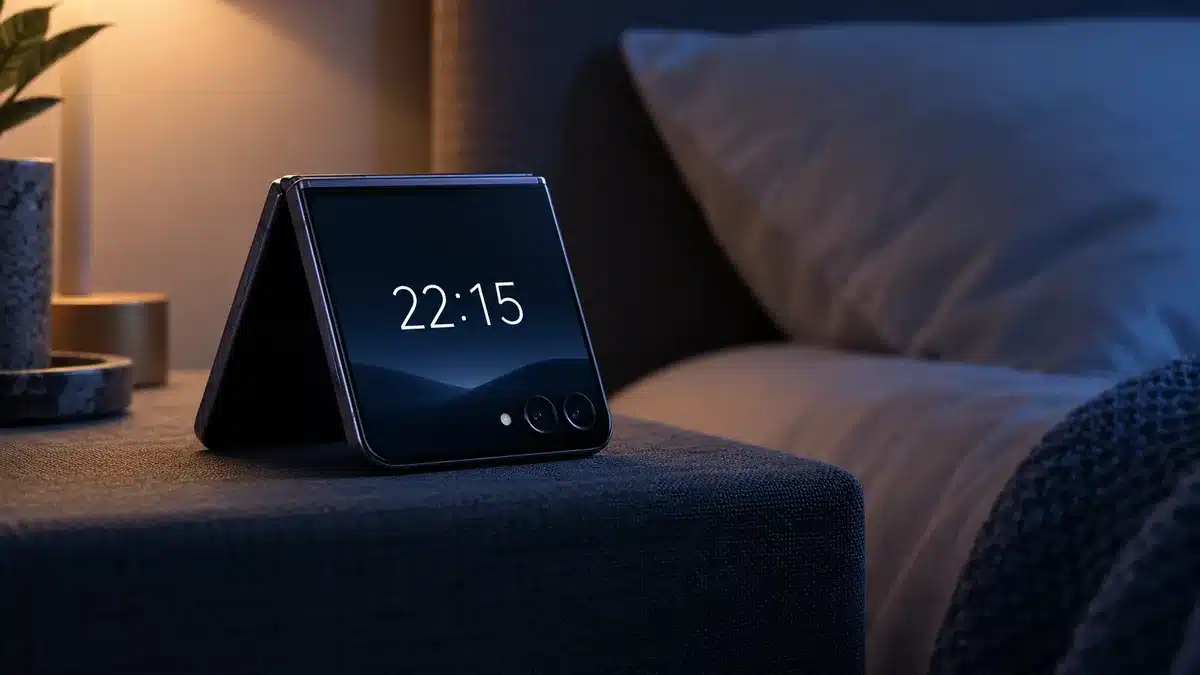Foldy donne aux pliables Android un écran de chevet inspiré de l’iPhone Duo